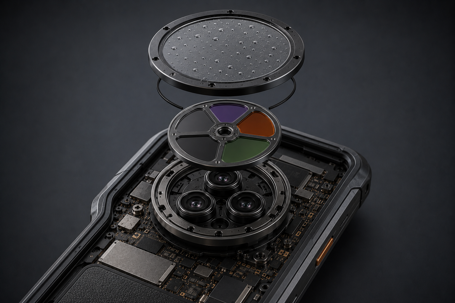 Sealing and lens system detail